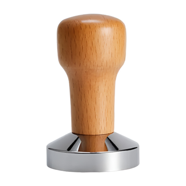 Tamper mango de madera para barista de hogar 51mm delonghi