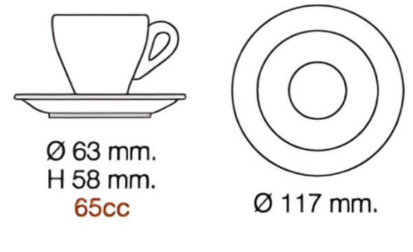 Taza espresso Nuova Point Modelo Milano