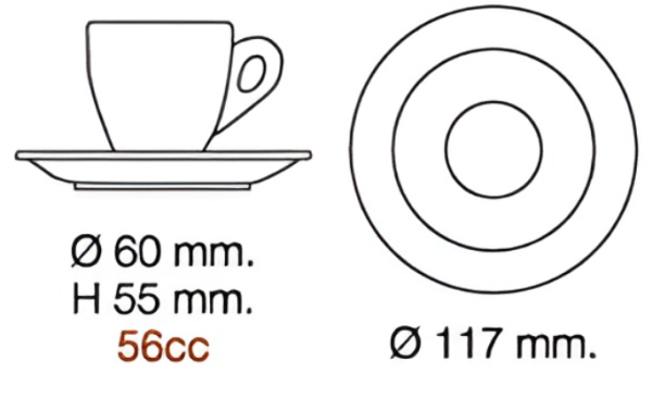 Taza espresso Nuova Point modelo palermo