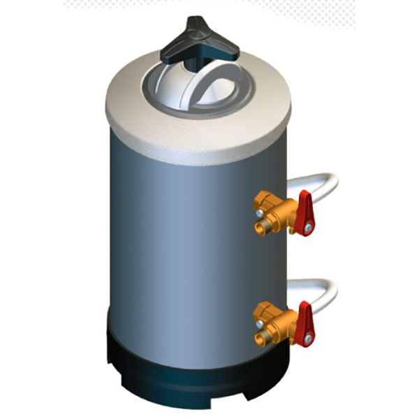 Ablandador de agua La Pavoni 8 litros diagrama