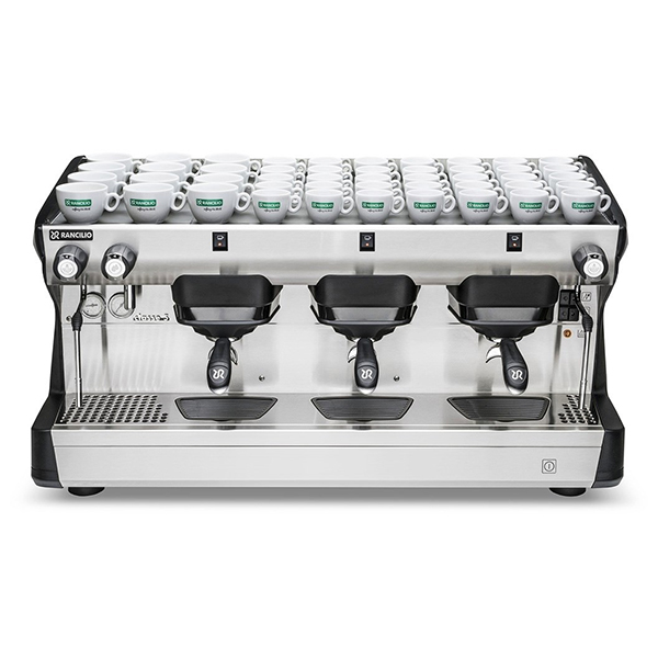 Cafetera Rancilio Classe 5-3 grupos semiautomática negro