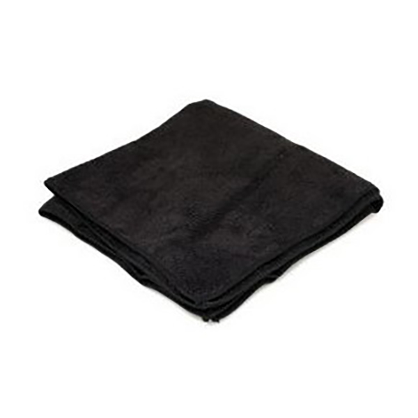 Paño de microfibra para barra de café espresso 16x16cm color negro