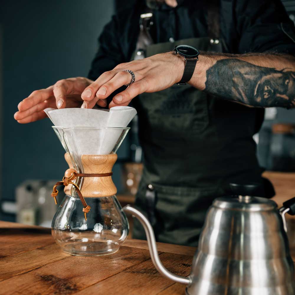 Un viaje de precisión y diseño con la Chemex